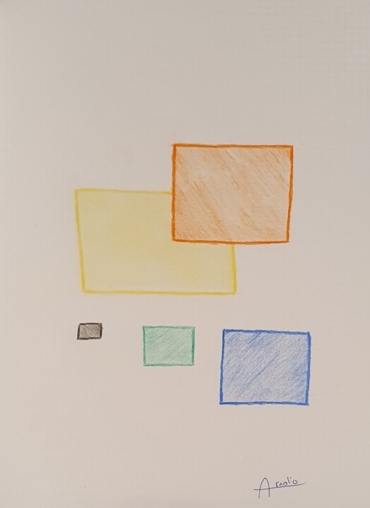 Rechtecke 图画, 11.2x8.3 in