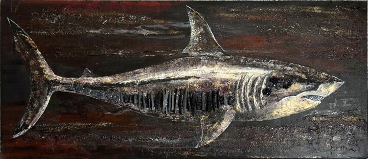 绘画,  23.6x55.1 in 