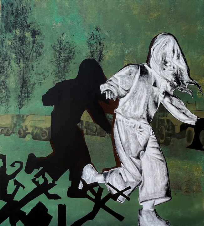 Series «Memory» III 绘画, 39.4x35.4 in