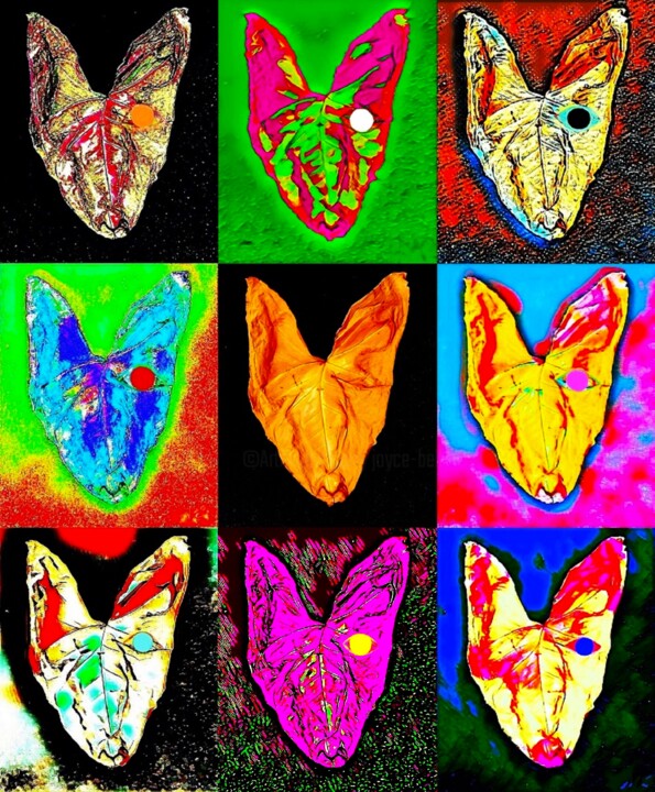 Digital Arts titled "FOXY LEAF VIEWS" by Jmsbell, Original Artwork, Digital Painting