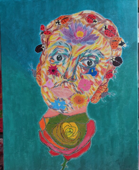 Portrait surréaliste 绘画, 19.7x15.8 in