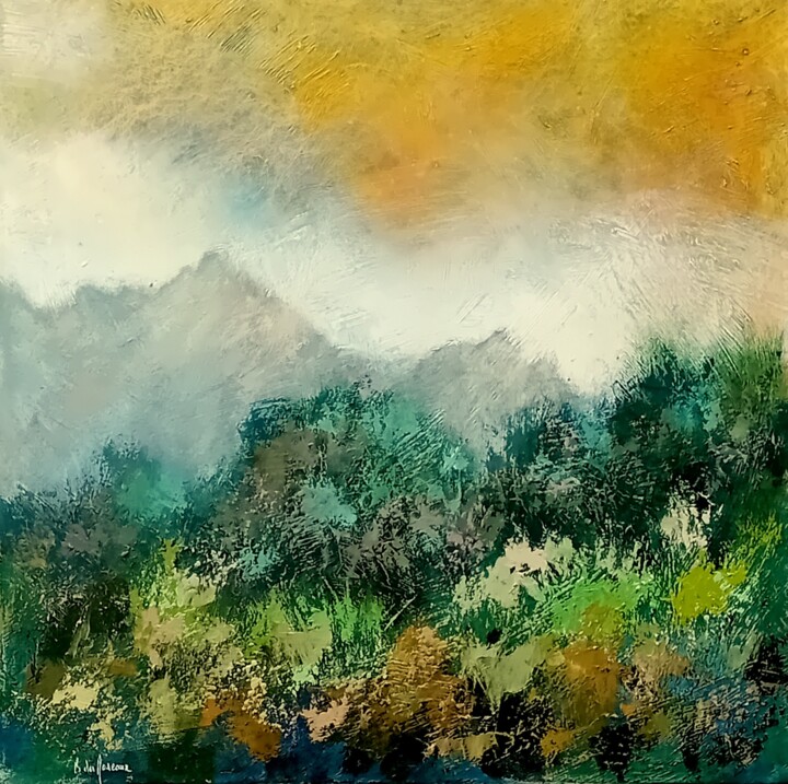 Paysage imaginaire N° 70 绘画, 23.6x23.6 in