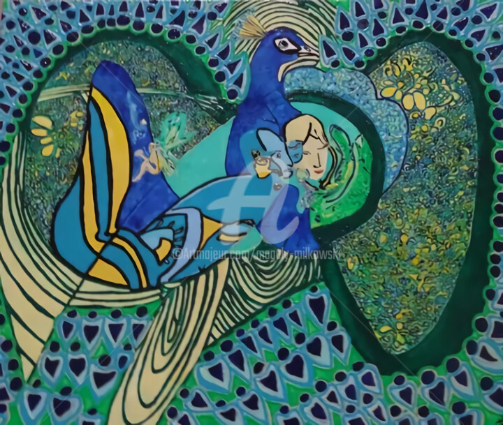 La tendresse 绘画, 19.7x23.6 in