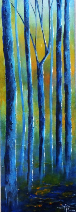 Painting,  23.6x7.9 in 