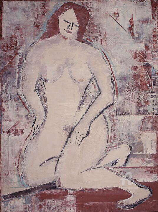 Pintura intitulada "Musa" por Franco, Obras de arte originais, Óleo