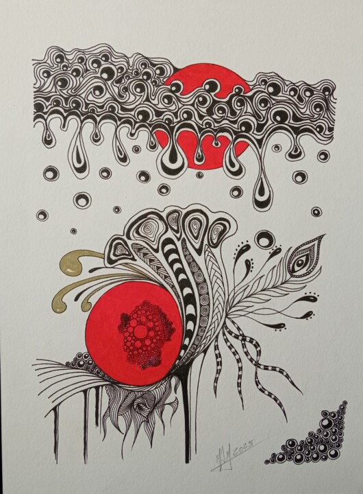 图画,  11.7x8.3 in 