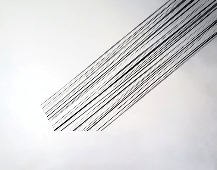 Linear Geometry 11 Pittura, 35,4x43,3 in