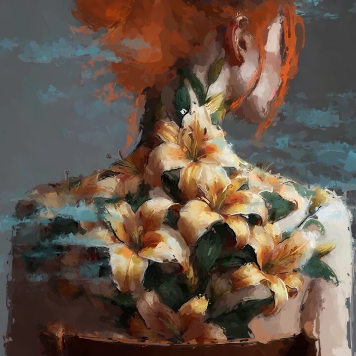 A bouquet that I like Pittura, 31,5x31,5 in