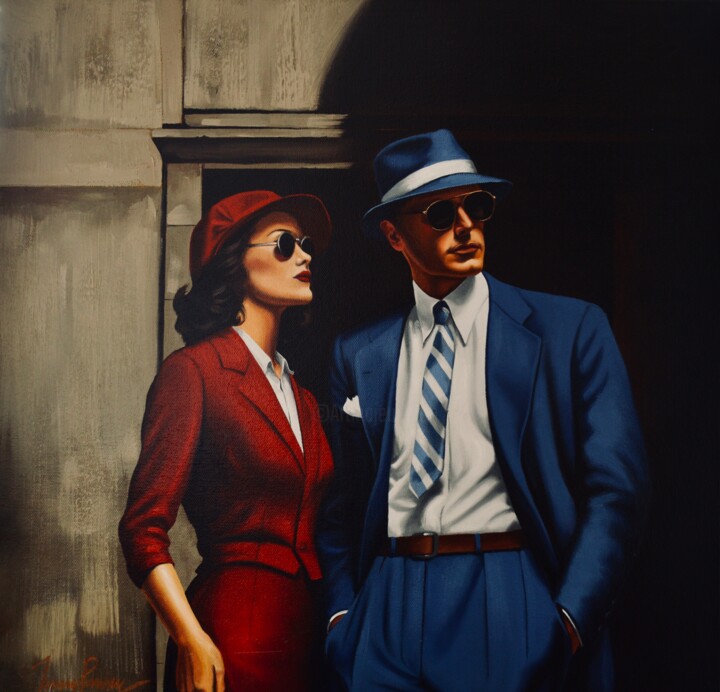 In the Shadows Картина, 20x20 in