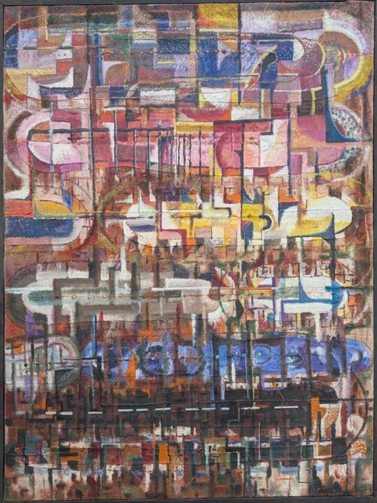 Közeledek az egyre távolodó horizonthoz 绘画, 47.2x35.4 in