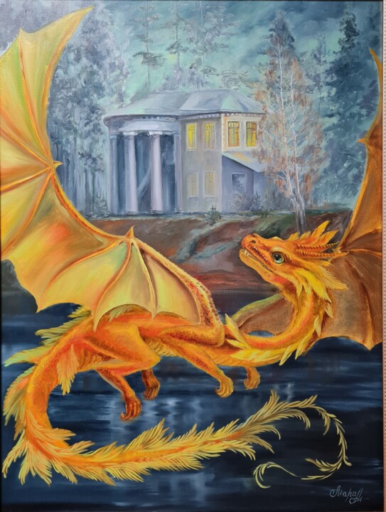 The house of engineer Trifannov 绘画, 31.5x23.6 in