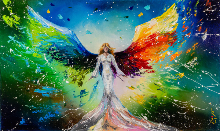Spectrum Angel 绘画, 11.8x19.7 in