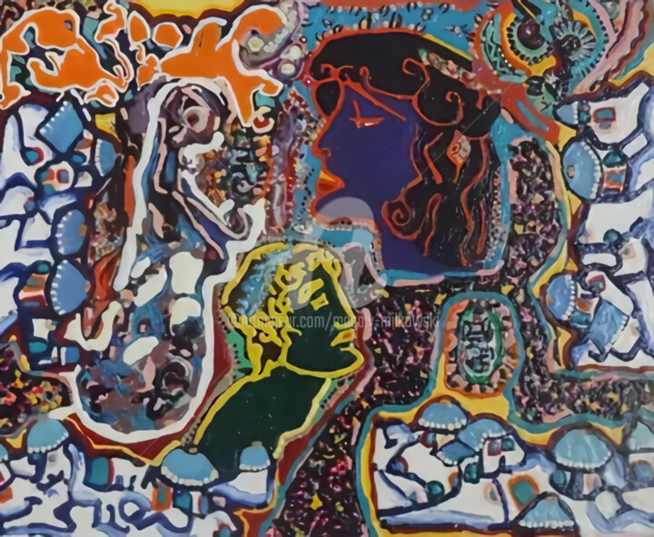 La Grèce à l'honneur 绘画, 13x16.1 in