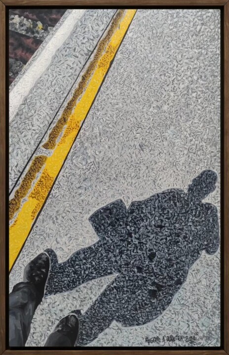 A Sombra do Caminhar 绘画, 31.5x19.7 in