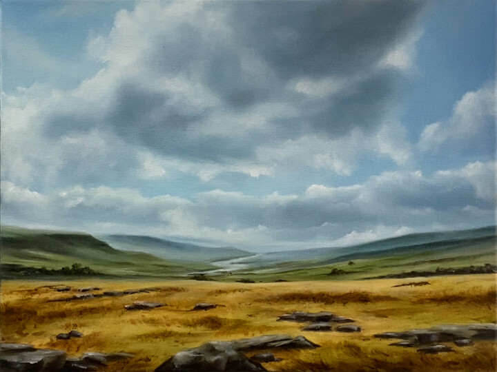 This Land Schilderij, 11,8x15,8 in