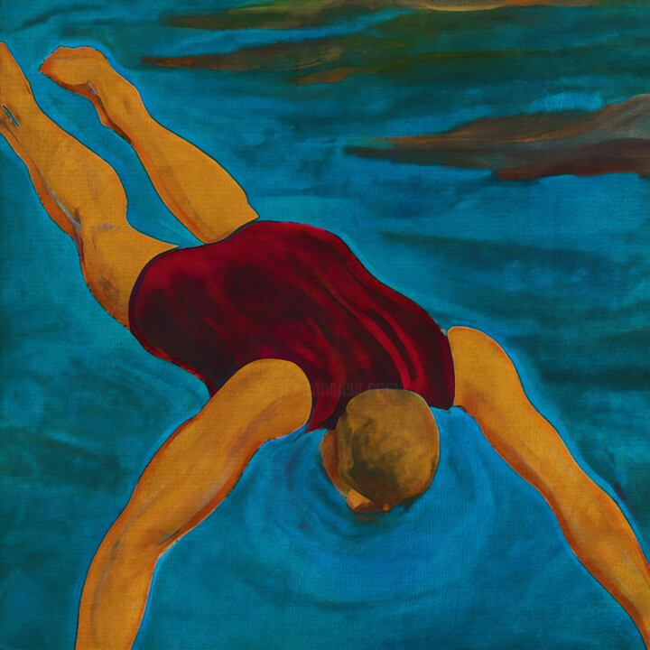 绘画,  19.7x19.7 in 