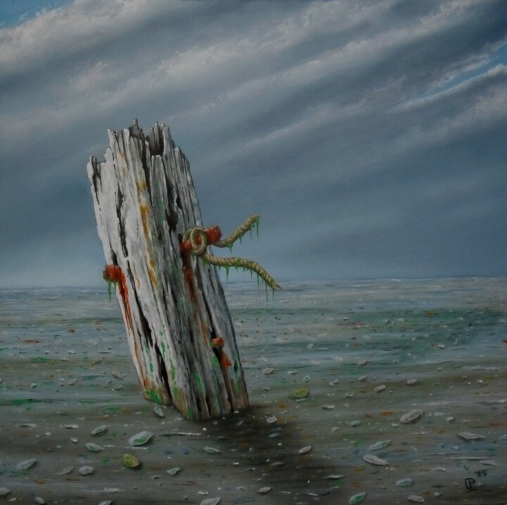Peinture intitulée "Lost" par Uko Post, Œuvre d'art originale, Huile