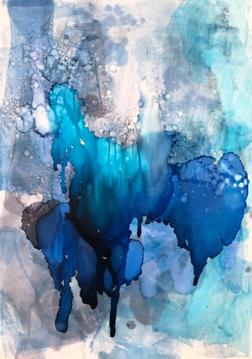 Get high with blueness 1/3 Pintura, 11,8x7,9 in