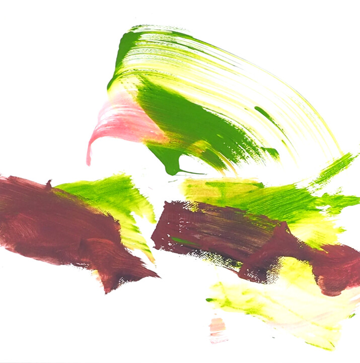 Etendue spontanée - carré #2 绘画, 19.7x19.7 in