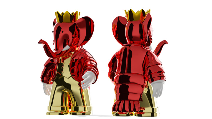 babolex homard Sculpture, 27,6x11,8 in