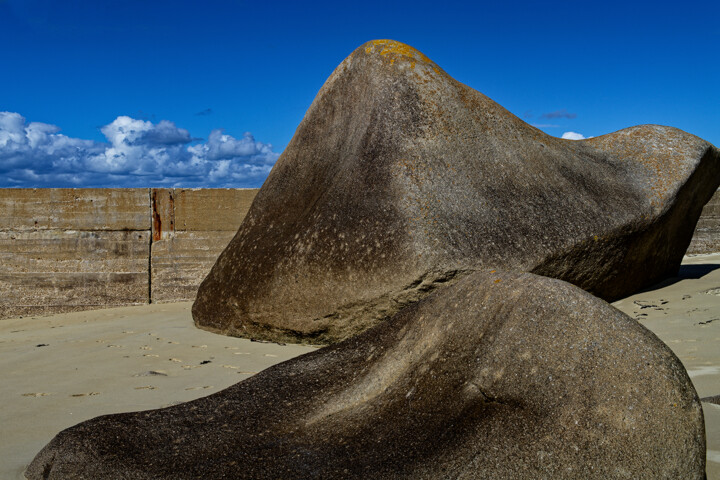 Plouescat, les rochers au port de Porsguen. Fotografie, 393,7x590,6 in