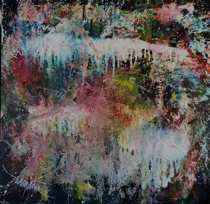 Peinture intitulée "no title" par Chamartin, Œuvre d'art originale, Acrylique Monté sur Châssis en bois