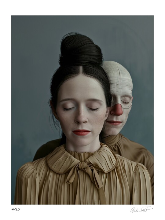 Inner Spectrum 005 - The Silent Witness 数字艺术, 48x36 in