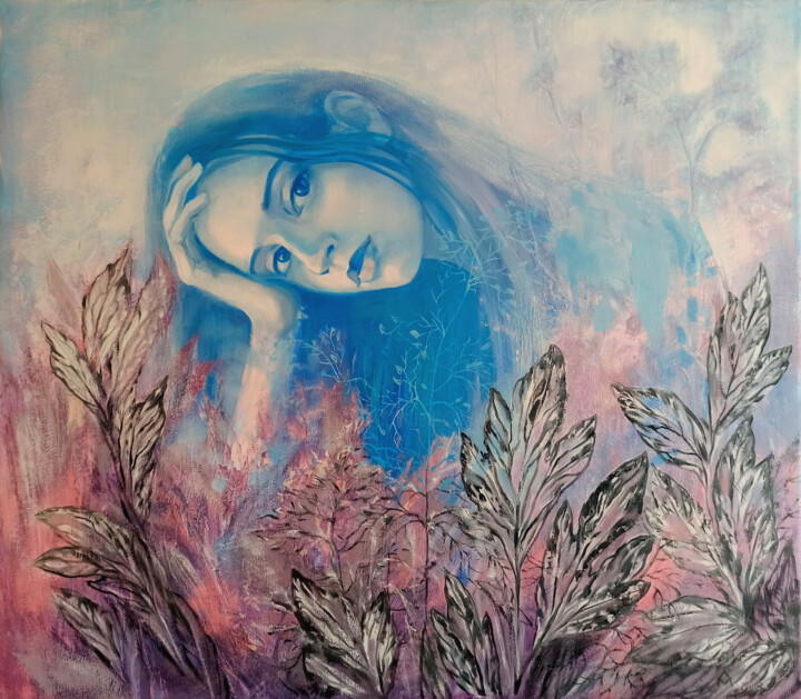 Five Minutes Before Spring 绘画, 27.6x31.5 in