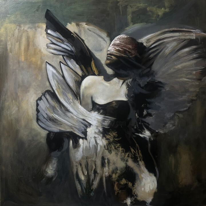 Themis 绘画, 31.5x31.5 in