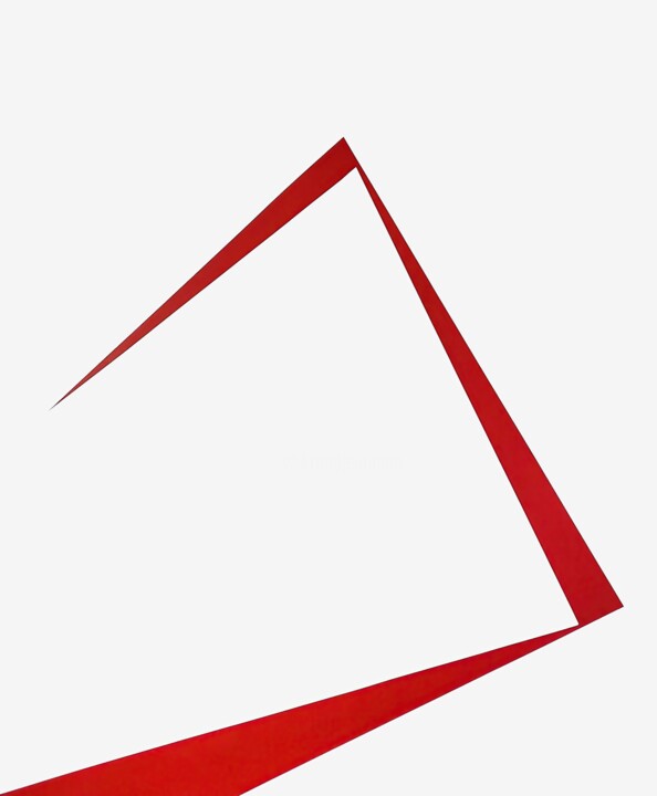 Break, modern minimalist abstract Pittura, 42,9x35 in