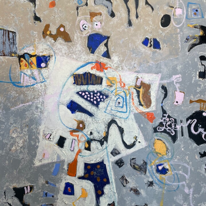 Sans titre 118 绘画, 31.5x31.5 in