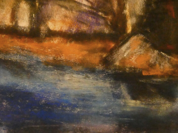 Het oppervlak of de textuur van het kunstwerk
