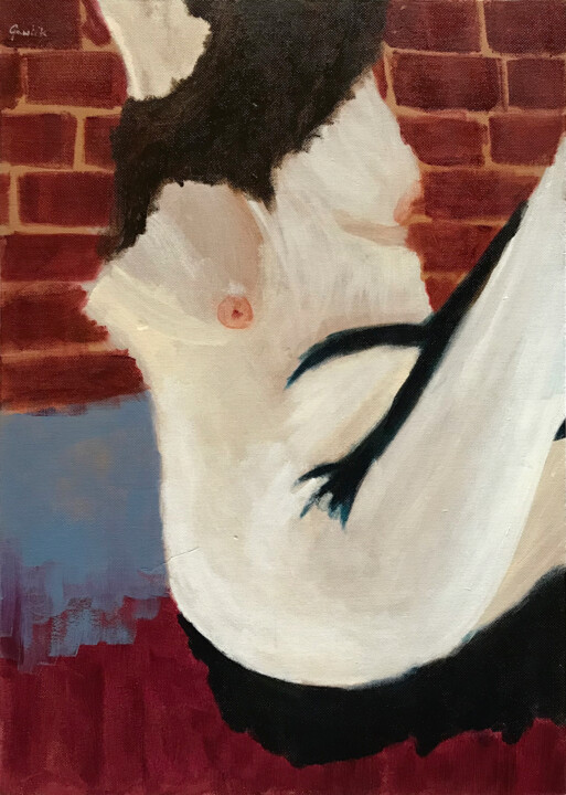 Madam Bulwark 绘画, 33.5x23.6 in