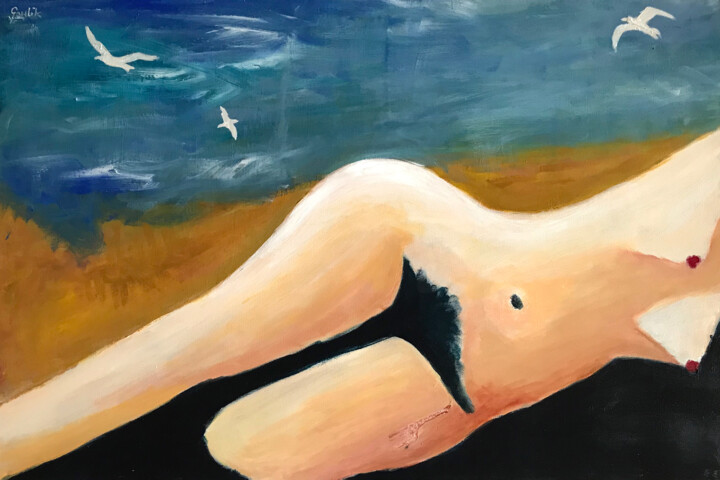 Bao Baba 绘画, 23.6x35.4 in