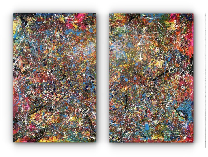 Painting titled "Your Silence Makes…" by Juan José Garay, Original Artwork, Acrylic Mounted on Wood Stretcher frame
