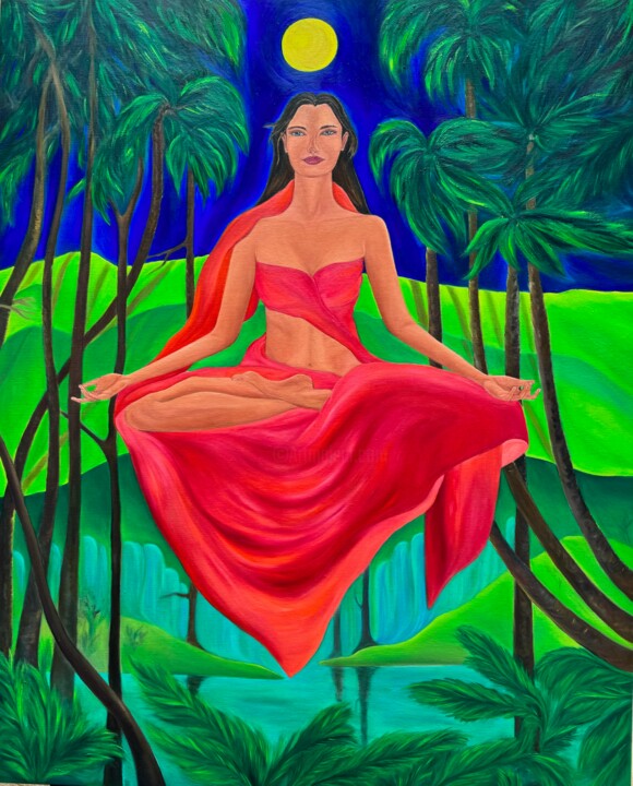 Meditating spirit Картина, 31,9x25,6 in