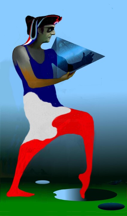 绘画,  31.5x18.5 in 