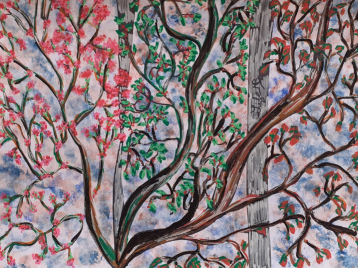 图画 标题为“Emptiness of life2” 由Mildrède Brevet, 原创艺术品, 标记