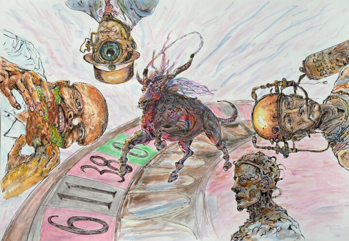 The Quest 图画, 19.7x27.6 in