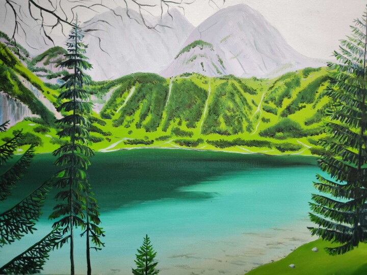Seebeensee 绘画, 19.7x27.6 in