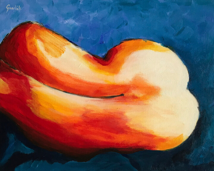 cytrynka (little lemon) 绘画, 15.8x19.7 in