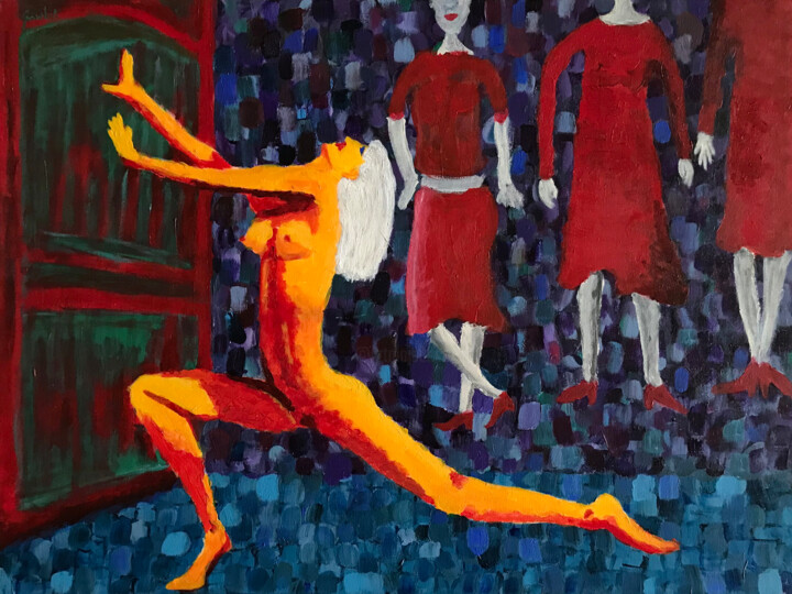 Wolność u bram (Liberty at the gates) 绘画, 23.6x31.5 in