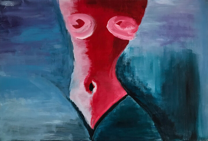 Frau 绘画, 23.6x35.4 in