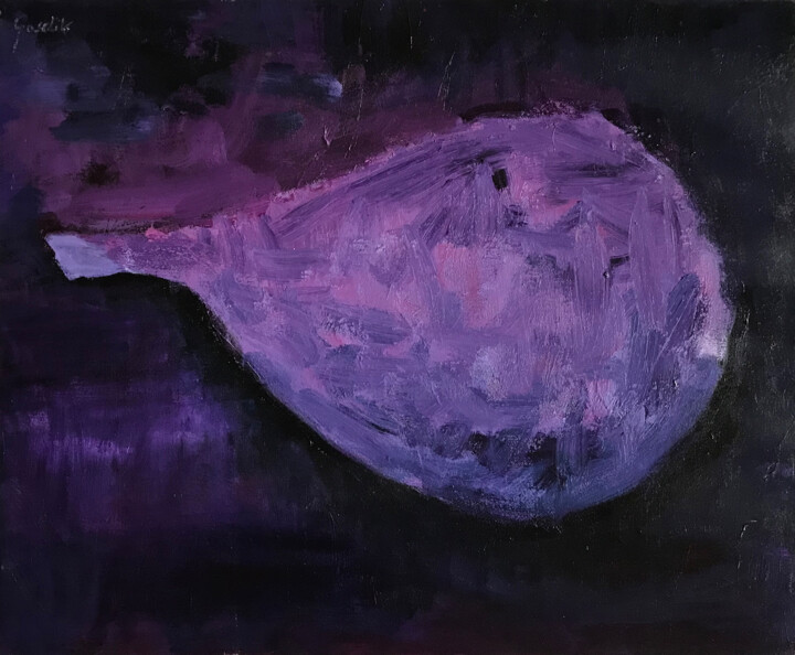 udziec z dzika (leg of wild boar) 绘画, 19.7x23.6 in