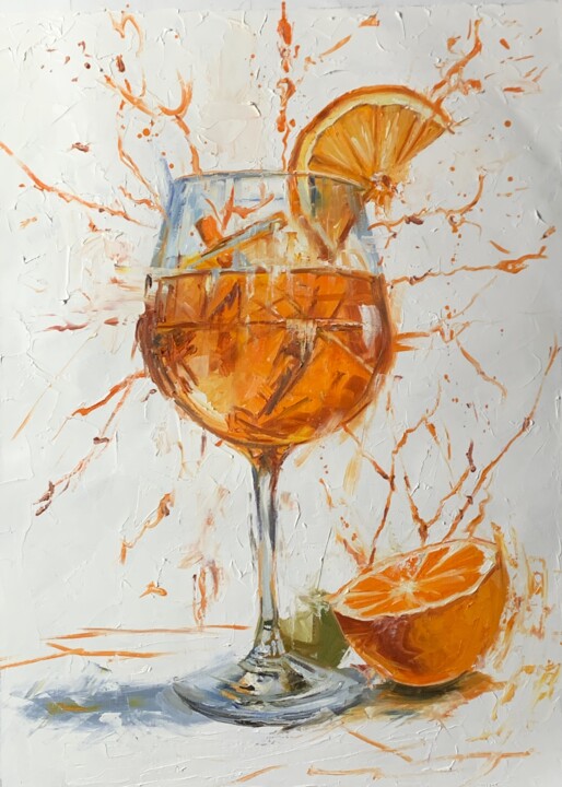 Spritz Aperol Burst Pittura, 27,6x19,7 in