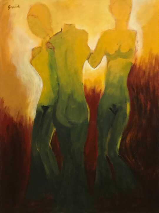 disco fever 绘画, 31.5x23.6 in