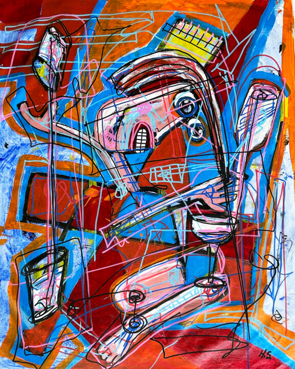 Beggar Pittura, 39x32 in