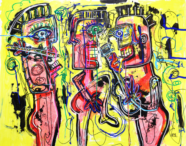 Musicians 绘画, 32x39 in