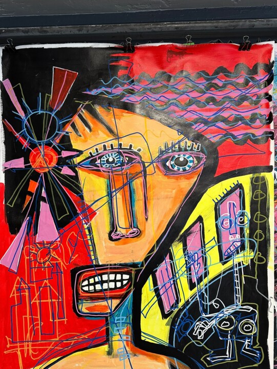Wind Blow 绘画, 39x32 in