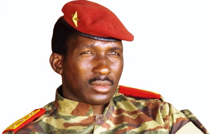 Thomas Sankara- President of Burkina Faso from 1983-1987 Fotografie